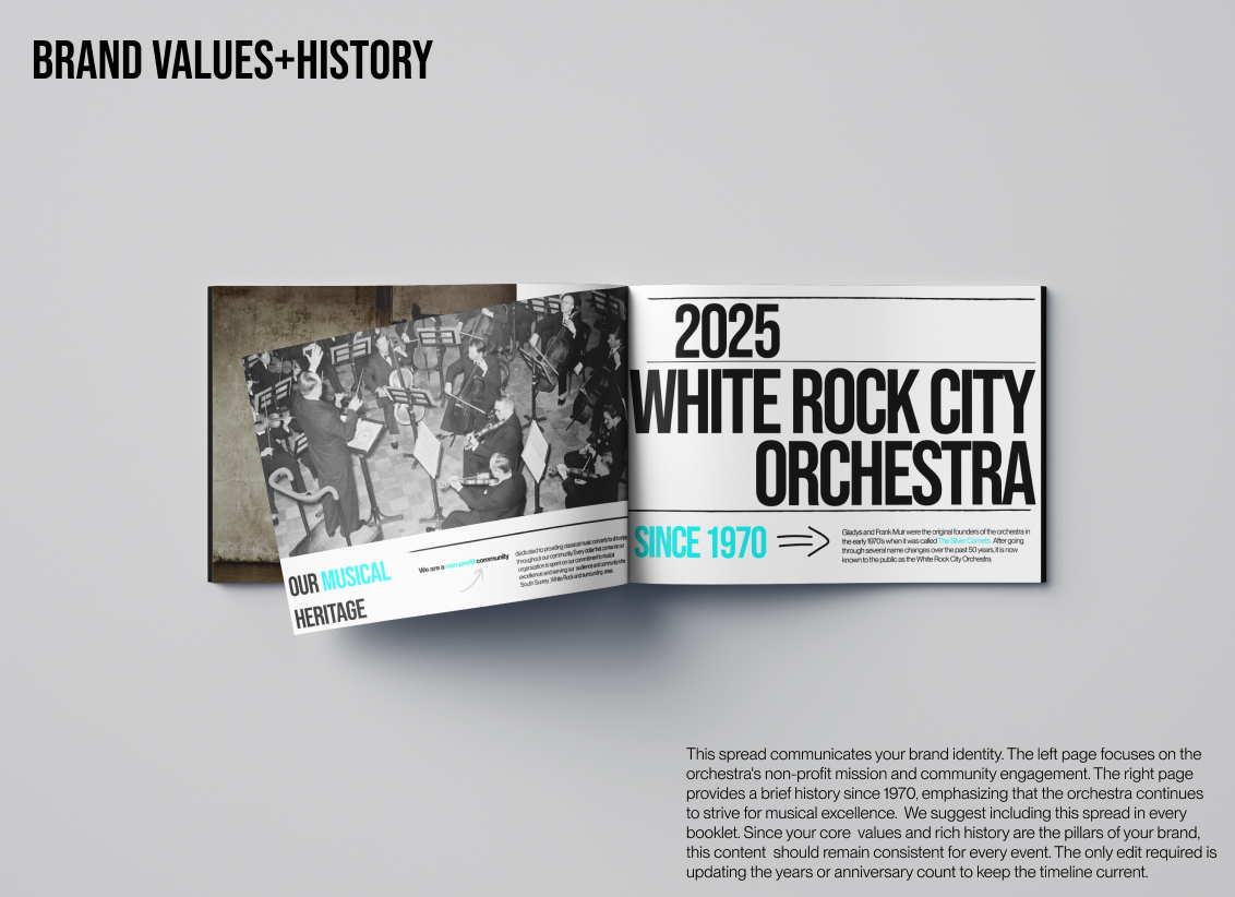 White Rock City Orchestra brand book